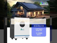 RPT-Battery 6KW Solar Inverter 51.2V 100AH LiFePO4 Lithium Battery for 6KW 5.12KWh All in One Home Energy Storage System
